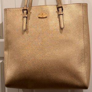 Michael Kors Shimmering Gold Tote